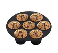 Muffin Trays for Baking | 7 Cups Silicone Muffin Pan | Yorkshire Pudding Tray | Cupcake Tray | Air Fryer Cake Molds Muffin Cake Cups Silicone Cupcake Moulds