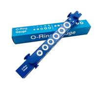 MUFFINMAN O-Ring Gauge, Slide Type National, Blue, Plastic, 13 inches, 1 count
