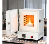 Muffle Furnace 2000W, High-Temperature Laboratory Furnace, Electric Sintering Furnace (1150 °C) for Ceramic and Jewelry Applications