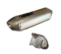muffler exhaust 51mm Universal Motorcycle R77 Modified Exhaust Pipe Db Killer Silencer For Pcx 125 150 C650gt Tmx530 Cb500 Exhaust Escape