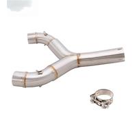Muffler Exhaust For Shiver750 Gt For 750Gt 2008-2017 Mid Link Pipe Espace Moto Connect Carbon Fiber For 51Mm Muffler Slip On