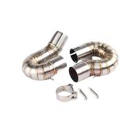 muffler exhaust pipe For CBR1000 CBR 1000 Exhaust Mid Pipe Motorcycle Slip On Motocross Connect Link Stainless Steel Without Muffler