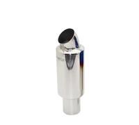 Muffler Exhaust Pipe Motorcycle Exhaust Muffler Tail Pipe Tip Universal 51mm 63mm 76mm Motorcycle Exhaust Muffler Rear Pipe Tailpipe