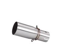 Muffler Exhaust Pipe Motorcycle Exhaust Pipe Exhaust Middle Section 28-45mm Adapter 51mm Exhaust Section Muffler Rear Pipe Tailpipe