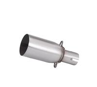 Muffler Exhaust Pipe Motorcycle Exhaust Pipe Exhaust Middle Section 28-45mm Adapter 51mm Exhaust Section Muffler Rear Pipe Tailpipe