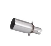 Muffler Exhaust Pipe Motorcycle Exhaust Pipe Exhaust Middle Section 28-45mm Adapter 51mm Exhaust Section Muffler Rear Pipe Tailpipe