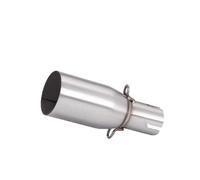 Muffler Exhaust Pipe Motorcycle Exhaust Pipe Exhaust Middle Section 28-45mm Adapter 51mm Exhaust Section Muffler Rear Pipe Tailpipe