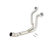Muffler Exhaust Pipe Slip On Motorcycle Exhaust Stainless Steel Front Link Pipe Muffler For F900R F900XR 2020 2021 2022 2023 2024
