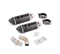 muffler exhaust Slip For Monster 696 695 795 796 1100 All Year Motorcycle Exhaust Mid Link Pipe Slip On Left & Right Muffler Connect DB Killer