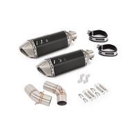 muffler exhaust Slip For Monster 696 695 795 796 1100 All Year Motorcycle Exhaust Mid Link Pipe Slip On Left & Right Muffler Connect DB Killer