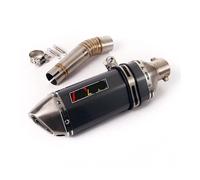 muffler exhaust Slip FOR NC700SX NC750XS Until 2019 Slip On 51mm Motorcycle Exhaust Muffler Pipe Escape Mid Link Connect Tuber With DB Killer