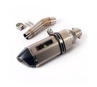 muffler exhaust Slip FOR NC700SX NC750XS Until 2019 Slip On 51mm Motorcycle Exhaust Muffler Pipe Escape Mid Link Connect Tuber With DB Killer