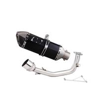 muffler exhaust Slip Motorcycle Exhaust Pipe Exhaust Muffler Escape Connect Link Tube Middle Mid Pipe For GY6 125 GY6 150 125cc 150CC Full S