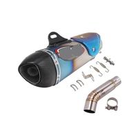 muffler exhaust Slip Slip On For GSX-S750 BK750 GSR750 GSX S750 2017-2021 Motorcycle Exhaust DB Killer Link Pipe Exhaust Pipe Tailpipe