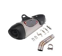 muffler exhaust Slip Slip On For GSX-S750 BK750 GSR750 GSX S750 2017-2021 Motorcycle Exhaust DB Killer Link Pipe Exhaust Pipe Tailpipe