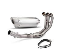 muffler exhaust Slip Slip On For MT09 MT09SP FZ09 2021-2024 Motorcycle Exhaust Full Modified Front Link Pipe Carbon Muffler Fixing Ring