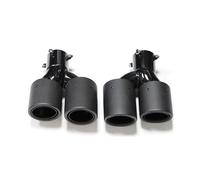 Muffler For BMW G20 G21 330i 325i 2020+ Muffler Tip Tailpipe 63mm Nozzle Quad Stainless Steel Carbon Fiber Car Exhaust Pipe Bumper tailpipes(Carbon Fioer E)