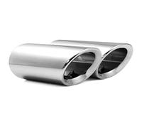 Muffler For VW For JETTA For SAGITAR For POLO For GOLF 7 For Passat For Tiguan Exhaust Tips Muffler(75mm Silver 2pc)