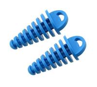 Muffler Pipe Exhaust Wash Plug for 80cc 125cc 150cc 250cc 2-Stroke ATV Quad Pit Dirt Bike Scooter Moped Motorcycle (Pack of 2) (blue)