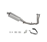 Muffler Pipe For XL750 Transalp 750 CB750 Hornet Motorcycle Full System Exhaust Modify With DB Killer Glossy Muffler Manifold