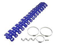 Muffler Protector Cove Fit For HusqvarnaTE 300 TE 300i Fit For KTM EXC 300 60cm Exhaust Muffler Pipe Heat Shield Guard Exhaust Heat Shield(Blue)
