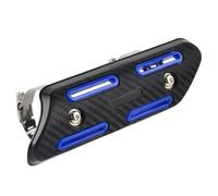 Muffler Protector Cove Fit For Kawasaki Fit For Yamaha Fit For BMW Motorcycle Universal Exhaust Muffler Pipe Heat Shield Insulation Cover Guard Exhaust Heat Shield(Blue)