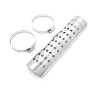 Muffler Protector Cove Motorcycle Exhaust Pipe Protector Heat Shield Cover Guard Muffler Pipe Anti-Scalding Cover Modified Accessories Exhaust Heat Shield(Clamp 7-10CM Sliver)