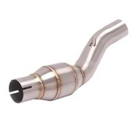 Muffler Section Mid Link Pipe For 302S Motorbike Exhaust End Silencers Escape Modified Middle Link Pipe Connection 51mm Muffler Slip On Motorcycle Exhaust