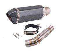 Muffler Section Mid Link Pipe For CBF600N CB600 CB600F For Variation For Hornet 600 Exhaust Middle Link Pipe Muffler Slip On Motorbike End Silencers Motorcycle Exhaust