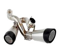 Muffler Section Mid Link Pipe For Ducati For Pan&igale V4 2018 2019-2023 Motorbike Exhaust End Silencers Motorcycle Muffler Slip-on With Pipe Motorcycle Exhaust