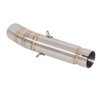 Muffler Section Mid Link Pipe For Yamaha For Tenere 700 Exhaust Escape Muffled Silencer Slip On Modified Connection Link Pipe Motorbike End Silencers Motorcycle Exhaust