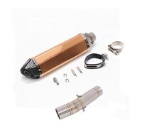 Muffler Section Mid Link Pipe For Yamaha For Tenere 700 XTZ700 2019-2022 Motorcycle Exhaust Escape Modify Middle Link Motorbike End Silencers Motorcycle Exhaust