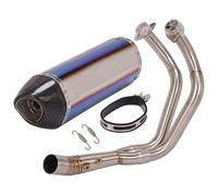 Muffler Section Mid Link Pipe For YAMAHA R7 2021 2022 Full Systems Motorcycle Exhaust Escape Silencer Modify Front Link Pipe Muffler DB Killer Motorcycle Exhaust(4)