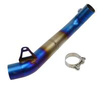 Muffler Silencer 60mm Motorcycle Exhaust Middle Link Pipe Espace Moto For CBR1000RR For CBR 1000R 2008 2009 2010 2011 2012 2013 2014 2015 2016(Blue)
