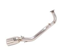 Muffler Silencer For Xmax 125 For X MAX125 2021 2022 Motorcycle Exhaust Systems Slip On Modified Stainless Steel Front Link Pipe(Silver)