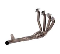 Muffler Silencer Motorcycle Full System Modifed Exhaust Escape For Kawasaki For Ninja 900 For Z900 2017 2018 2019 2020 Front Middle Link Pipe(Titanium colour)
