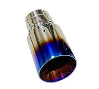 Muffler Tail Pipe 1pcs Automobile Parts Exhaust Pipe Silencer Tail Throat Stainless Steel Large Diameter Trumpet Mouth Tail Pipe Exhaust Pipe Cap(60mm-114mm)