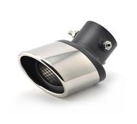 Muffler Tail Pipe For Chevy For Cruze For Aveo For Epica For Captiva Stainless Steel Car Exhaust Muffler Tip Pipes Covers Tail Pipe Exhaust Pipe Cap(Bending)