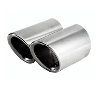 Muffler Tail Pipe For VW For PASSAT Chrome Plating Stainless Steel Car Exhaust Muffler Tip Pipes Covers Exhaust Tail Muffler Tip Pipe(Silver)