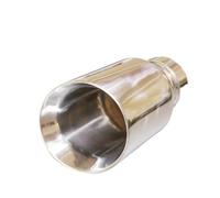 Muffler Tail Throat 1 Piece 304 Stainless Steel Universal Exhaust System End Pipe+Car Tip car exhaust,motorcycle replacement exhaust(54MM IN 114MM OUT)