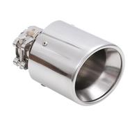 Muffler Tail Throat 304 Stainless Steel Universal Exhaust System End Pipe+Car Tip 1 Piece car exhaust,motorcycle replacement exhaust(IN 48MM OUT 101MM)