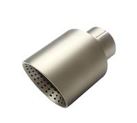 Muffler tailpipes For Mazda CX-3 CX-4 CX-5 For Land For Rover 1PC 304 Stainless Steel Exhaust Tip 76mm inlet 165mm length 101mm Out Muffler Nozzle Tailpipe trim strips