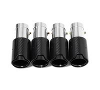 Muffler Tip For BMW M3 E9x E90 E92 E93 80MM EXHAUST TIPS 190mm Muffler Tip Tailpipe Nozzle 4pc Stainless Steel Exhaust Pipes(Carbon Fiber)