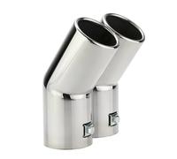 Muffler Tip For VW For Golf 4 For Bora For Jetta 1998-2004 Car Exhaust Tail Dual Pipes Stainless Steel Tailpipes Stainless Steel Exhaust Pipes