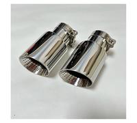 Muffler Tip Pipe 2pcs Exhaust Pipe Stainless Steel 304 Tail Throat Horn Outlet Hole Large Diameter 89mm 101mm 114mm Tail End Pipe(67mm-114mm)