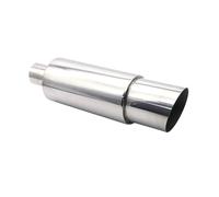 Muffler Tip Universal Exhaust Tip Car Escape Systems 63MM Muffler Turbo Sound Boost Tips Modification 2.5Inch Stainless Steel Exhaust Pipes(Style E)