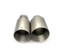 Muffler Tips 1PC 304 Stainless Steel Exhaust Tip 76mm inlet 165mm length 101mm Out Exhaust Muffler Nozzle For Land For Rover