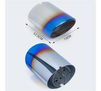 Muffler Tips 1PCS For Toyota For RAV4 2020-2023 For WILDLAND Exhaust Tip Muffler Stainless Steel Exhaust Pipe Nozzle Tip Car Accessories Car tailpipe(Blue)