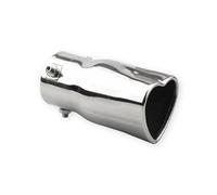 Muffler Tips Car Parts Heart Shape Style 2.5 Inch Stainless Steel Silver Colorful Exhaust Tips Muffler Tail Pipe Car Exhaust Tailpipe