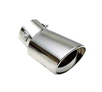 Muffler Tips Compatible With Wrangler For Liberty For Trailhawk Commander Renegade R AMG GT GLC Universal Car Muffler Tip Round Stainless Steel(Bend)